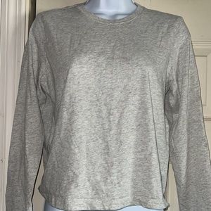 VICTOIRA’S SECRET PINK WOMANS CREAM COLORED LONG SLEEVE T SHIRT